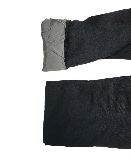 COMME des GARCONS HOMME PLUS（コムデギャルソンオムプリュス）COMME des GARCONS HOMME PLUS (コムデギャルソンオムプリュス) ポリ縮絨コート ブラック サイズ:XSの古着・服飾アイテム