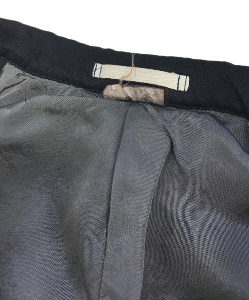 COMME des GARCONS HOMME PLUS（コムデギャルソンオムプリュス）COMME des GARCONS HOMME PLUS (コムデギャルソンオムプリュス) ポリ縮絨コート ブラック サイズ:XSの古着・服飾アイテム