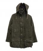 COMME des GARCONS HOMMEコムデギャルソン オム）の古着「フーデッドコート」｜グリーン