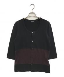 tricot COMME des GARCONS（トリココムデギャルソン）の古着「ニットカーディガン」｜ブラック