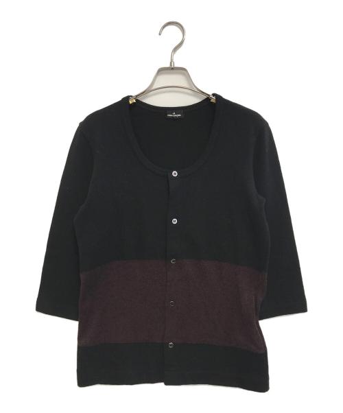 tricot COMME des GARCONS（トリココムデギャルソン）tricot COMME des GARCONS (トリココムデギャルソン) ニットカーディガン ブラック サイズ:表記なしの古着・服飾アイテム