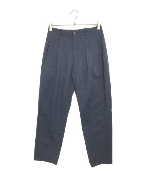 Jean Paul Gaultier homme（ジャンポールゴルチェオム）Jean Paul Gaultier homme (ジャンポールゴルチェオム) タックパンツ ネイビー サイズ:48の古着・服飾アイテム