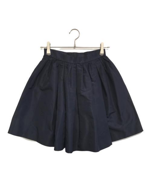 MIU MIU（ミュウミュウ）MIU MIU (ミュウミュウ) ミニスカート ネイビー サイズ:38の古着・服飾アイテム