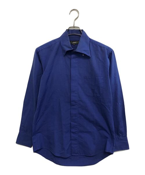 Jean Paul Gaultier homme（ジャンポールゴルチェオム）Jean Paul GAULTIER HOMME (ジャンポールゴルチェオム) 比翼シャツ ブルー サイズ:48の古着・服飾アイテム