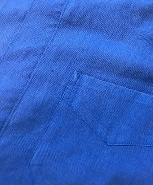 Jean Paul Gaultier homme（ジャンポールゴルチェオム）Jean Paul GAULTIER HOMME (ジャンポールゴルチェオム) 比翼シャツ ブルー サイズ:48の古着・服飾アイテム