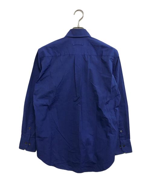 Jean Paul Gaultier homme（ジャンポールゴルチェオム）Jean Paul GAULTIER HOMME (ジャンポールゴルチェオム) 比翼シャツ ブルー サイズ:48の古着・服飾アイテム