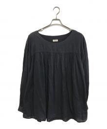 DRIES VAN NOTEN（ドリスヴァンノッテン）の古着「ブラウス」｜ネイビー