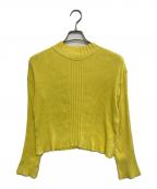 Jean Paul Gaultier hommeジャンポールゴルチェオム）の古着「リブニット」｜イエロー