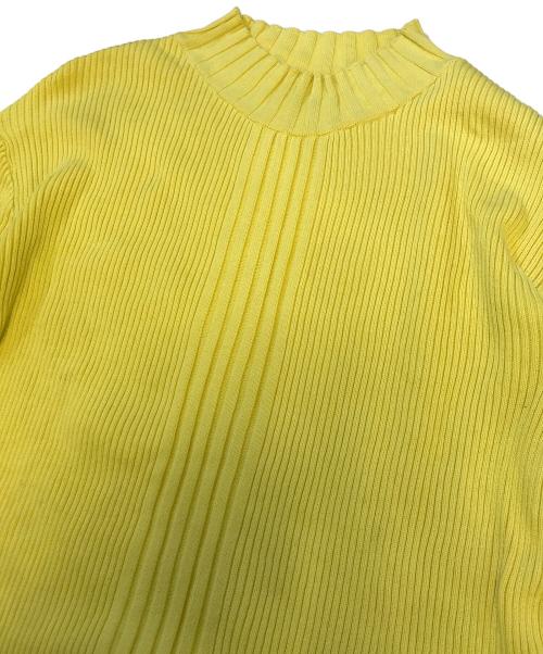 Jean Paul Gaultier homme（ジャンポールゴルチェオム）Jean Paul GAULTIER HOMME (ジャンポールゴルチェオム) リブニット イエロー サイズ:48の古着・服飾アイテム