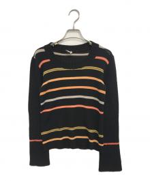 JPG（ジャンポールゴルチエ）の古着「ボーダーニット」｜ブラック