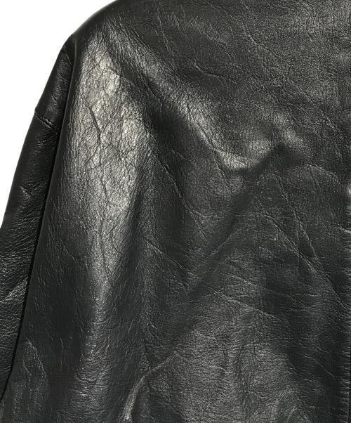 VINTAGE（ヴィンテージ）VINTAGE (ヴィンテージ) パイロットレザージャケット グレー サイズ:50の古着・服飾アイテム