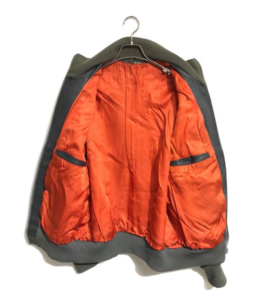 VINTAGE（ヴィンテージ）VINTAGE (ヴィンテージ) パイロットレザージャケット グレー サイズ:50の古着・服飾アイテム