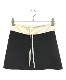 Acne studios（アクネ ストゥディオズ）の古着「ショートスカート」｜ブラック