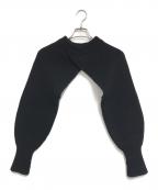 HYKEハイク）の古着「RIBBED SLEEVES」｜ブラック