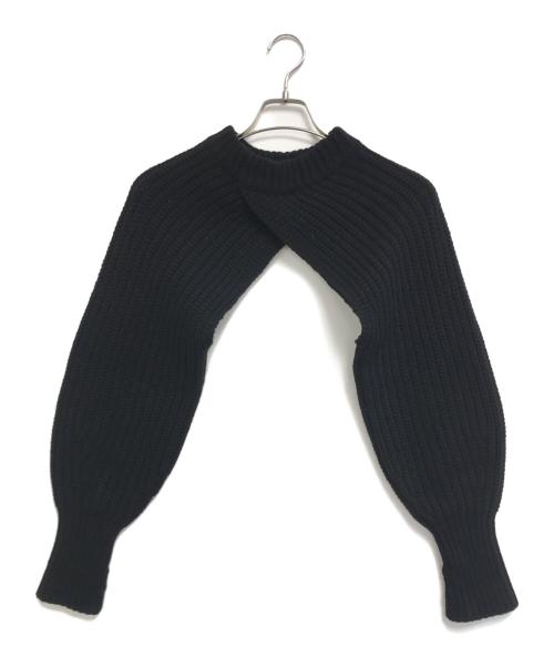 HYKE（ハイク）HYKE (ハイク) RIBBED SLEEVES ブラック サイズ:1の古着・服飾アイテム