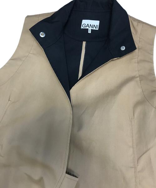 GANNI（ガニー）GANNI (ガニー) ノースリーブコート カーキ サイズ:34の古着・服飾アイテム