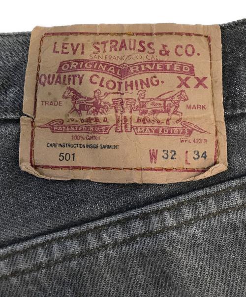 LEVI'S（リーバイス）LEVI'S (リーバイス) 先染めブラックデニム ブラック サイズ:W32×L34の古着・服飾アイテム