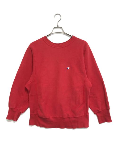 Champion（チャンピオン）Champion (チャンピオン) リバースウィーブスウェット レッド サイズ:MEDIUMの古着・服飾アイテム