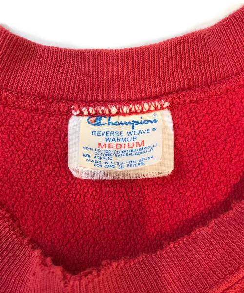 Champion（チャンピオン）Champion (チャンピオン) リバースウィーブスウェット レッド サイズ:MEDIUMの古着・服飾アイテム