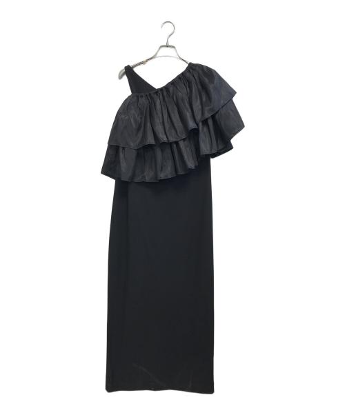 Ameri（アメリ）Ameri (アメリ) LUSTER TIERED LAYERED DRESS ブラック サイズ:L 未使用品の古着・服飾アイテム