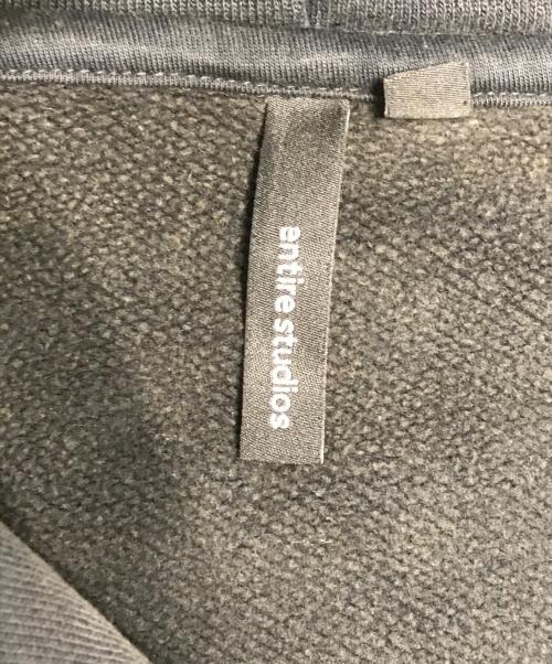 entire studios（エンタイアスタジオ）entire studios (エンタイアスタジオ) HEAVY HOOD ブラック サイズ:Lの古着・服飾アイテム