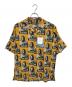 Hysteric Glamour（ヒステリックグラマー）の古着「HYSTERIC FICTION柄 アロハシャツ」｜オレンジ