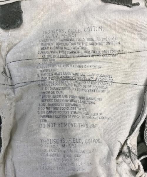 VINTAGE MILITARY（ヴィンテージ ミリタリー）VINTAGE MILITARY (ヴィンテージ ミリタリー) US ARMY M-51 フィールドパンツ カーキ サイズ:表記なしの古着・服飾アイテム