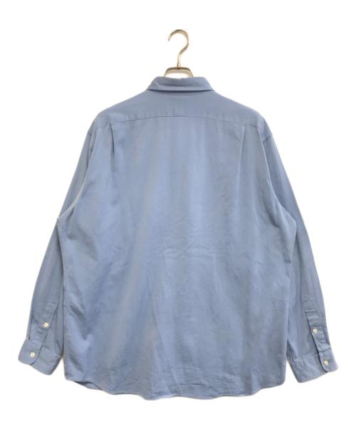 POLO RALPH LAUREN（ポロ・ラルフローレン）POLO RALPH LAUREN (ポロ・ラルフローレン) シルク混シャツ スカイブルー サイズ:XLの古着・服飾アイテム
