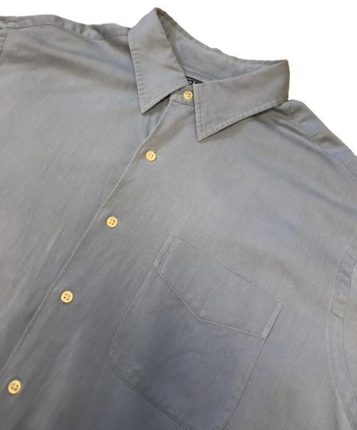 POLO RALPH LAUREN（ポロ・ラルフローレン）POLO RALPH LAUREN (ポロ・ラルフローレン) シルク混シャツ スカイブルー サイズ:XLの古着・服飾アイテム