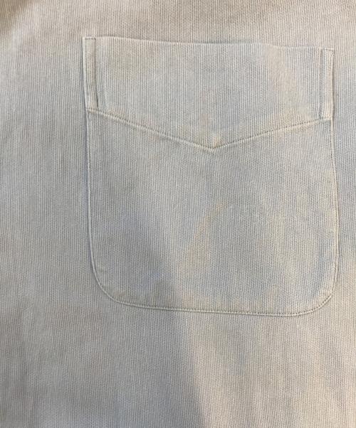 POLO RALPH LAUREN（ポロ・ラルフローレン）POLO RALPH LAUREN (ポロ・ラルフローレン) シルク混シャツ スカイブルー サイズ:XLの古着・服飾アイテム