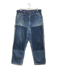 powr house（パワーハウス）の古着「デニムペインターパンツ」｜インディゴ