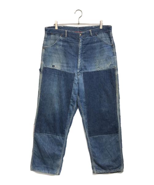 powr house（パワーハウス）powr house (パワーハウス) デニムペインターパンツ インディゴ サイズ:表記なしの古着・服飾アイテム