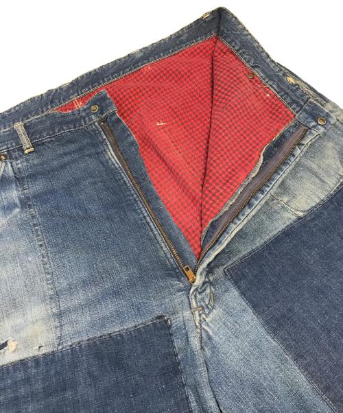 powr house（パワーハウス）powr house (パワーハウス) デニムペインターパンツ インディゴ サイズ:表記なしの古着・服飾アイテム