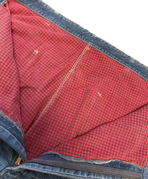 powr house（パワーハウス）powr house (パワーハウス) デニムペインターパンツ インディゴ サイズ:表記なしの古着・服飾アイテム