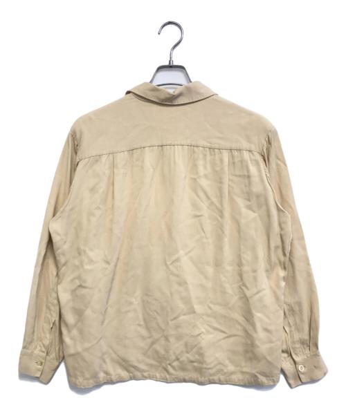 Boynton's（ボイントンズ）Boynton's (ボイントンズ) レーヨンシャツ ベージュ サイズ:Lの古着・服飾アイテム