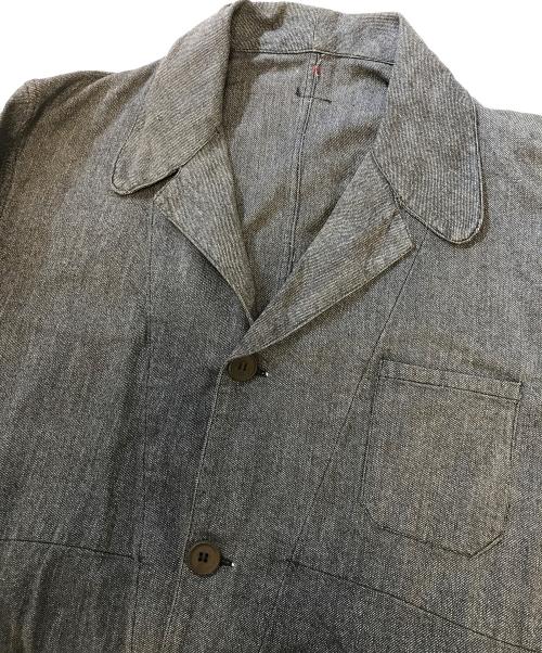 VINTAGE MILITARY（ヴィンテージ ミリタリー）VINTAGE MILITARY (ヴィンテージ ミリタリー) French Army アトリエコート グレー サイズ:表記なしの古着・服飾アイテム