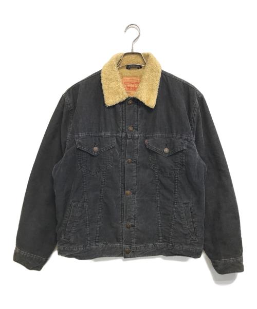 LEVI'S（リーバイス）LEVI'S (リーバイス) 裏ボアコーデュロイジャケット ブラック サイズ:Lの古着・服飾アイテム