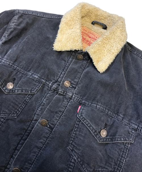 LEVI'S（リーバイス）LEVI'S (リーバイス) 裏ボアコーデュロイジャケット ブラック サイズ:Lの古着・服飾アイテム
