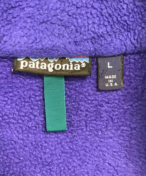 Patagonia（パタゴニア）Patagonia (パタゴニア) フリースジャケット ブルー サイズ:Lの古着・服飾アイテム
