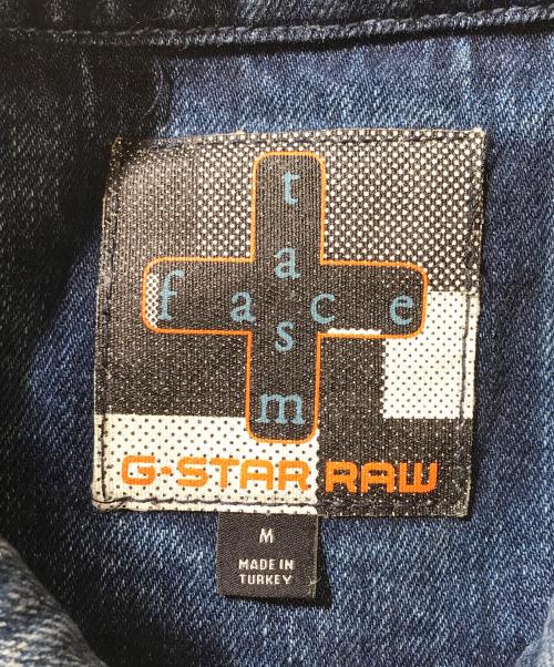 FACETASM（ファセッタズム）FACETASM (ファセッタズム) G-STAR RAW (ジースターロゥ) パッチワーク加工 デニムジャケット インディゴ サイズ:Mの古着・服飾アイテム