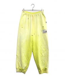 Maison MIHARA YASUHIRO（メゾン ミハラ ヤスヒロ）の古着「SUN FADED PANTS」｜イエロー
