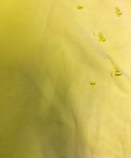 Maison MIHARA YASUHIRO（メゾン ミハラ ヤスヒロ）Maison MIHARA YASUHIRO (メゾン ミハラ ヤスヒロ) SUN FADED PANTS イエロー サイズ:44の古着・服飾アイテム