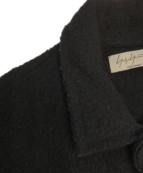 Yohji Yamamoto pour homme（ヨウジヤマモト プールオム）Yohji Yamamoto pour homme (ヨウジヤマモト プールオム) アルパカコート ブラック サイズ:3の古着・服飾アイテム