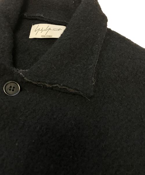 Yohji Yamamoto pour homme（ヨウジヤマモト プールオム）Yohji Yamamoto pour homme (ヨウジヤマモト プールオム) アルパカコート ブラック サイズ:3の古着・服飾アイテム