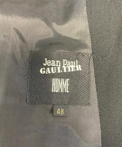 Jean Paul Gaultier homme（ジャンポールゴルチェオム）Jean Paul Gaultier homme (ジャンポールゴルチェオム) コート ブラック サイズ:48の古着・服飾アイテム