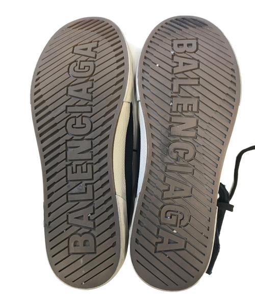 BALENCIAGA（バレンシアガ）BALENCIAGA (バレンシアガ) 加工ハイカットスニーカー ネイビー サイズ:27cmの古着・服飾アイテム