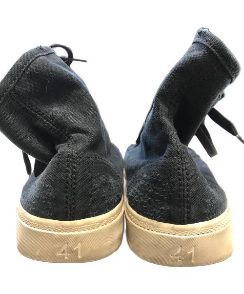 BALENCIAGA（バレンシアガ）BALENCIAGA (バレンシアガ) 加工ハイカットスニーカー ネイビー サイズ:27cmの古着・服飾アイテム