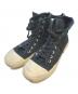 BALENCIAGA（バレンシアガ）の古着「加工ハイカットスニーカー」｜ネイビー