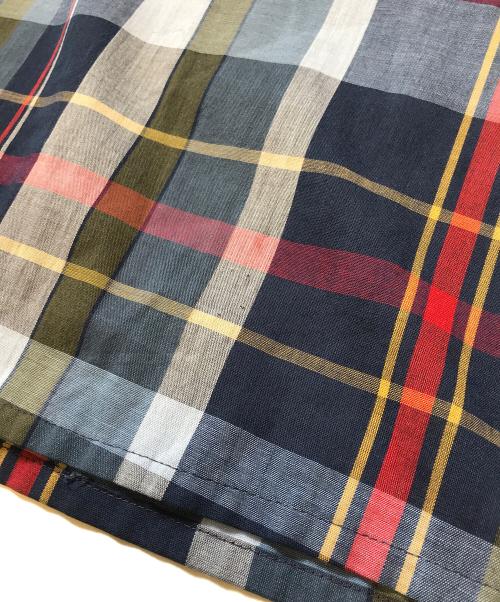 ARROW（アロー）ARROW (アロー) コットンポリチェックシャツ ブルー×レッド サイズ:XLの古着・服飾アイテム