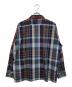 ARROW (アロー) コットンポリチェックシャツ ブルー×レッド サイズ:XL：12000円